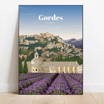 Affiche Provence | Lavande Villages Perchés | Pigmentacy