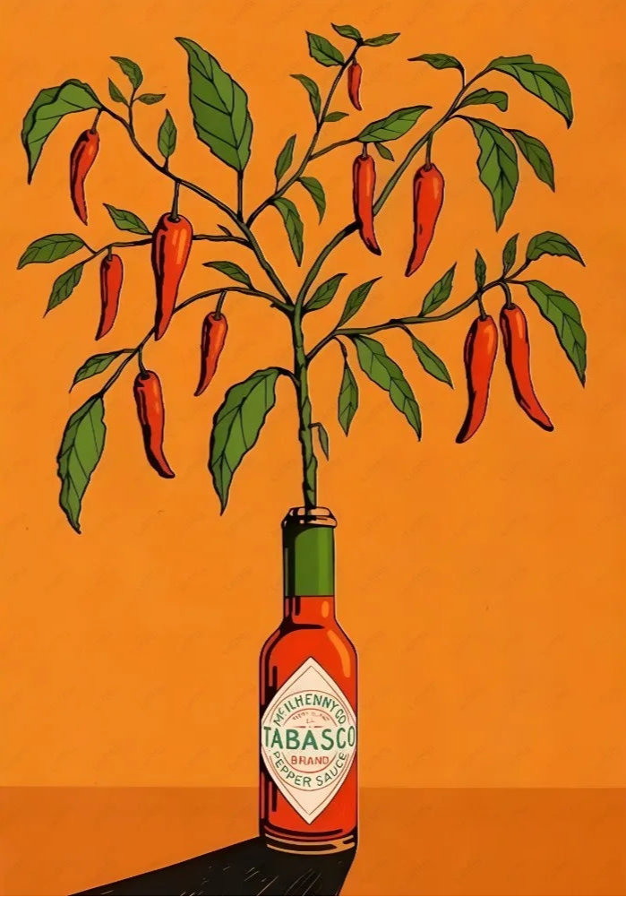 TABASCO pigmentacy affiches posters illustrations minimalisme
