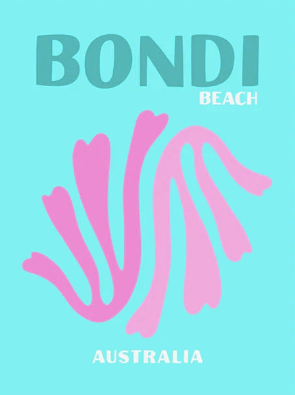 BONDI Pigmentacy affiche murale décorative print