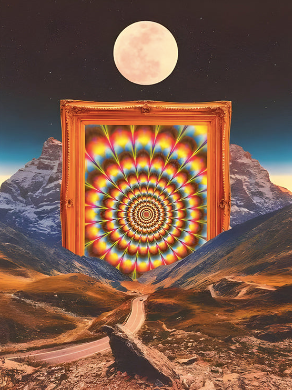 PSYCHEDELIC DOOR Pigmentacy affiche murale decorative poster