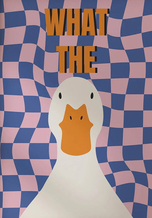 WHAT THE DUCK Pigmentacy affiche murale decorative poster
