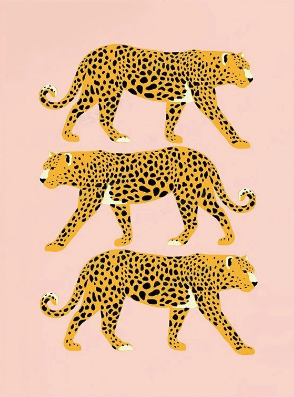 FÉLINS Pigmentacy affiche murale decorative poster