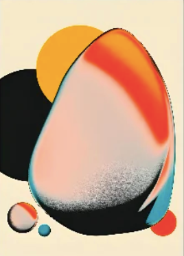 FLUIDE CHROMATIQUE Pigmentacy affiche murale decorative poster