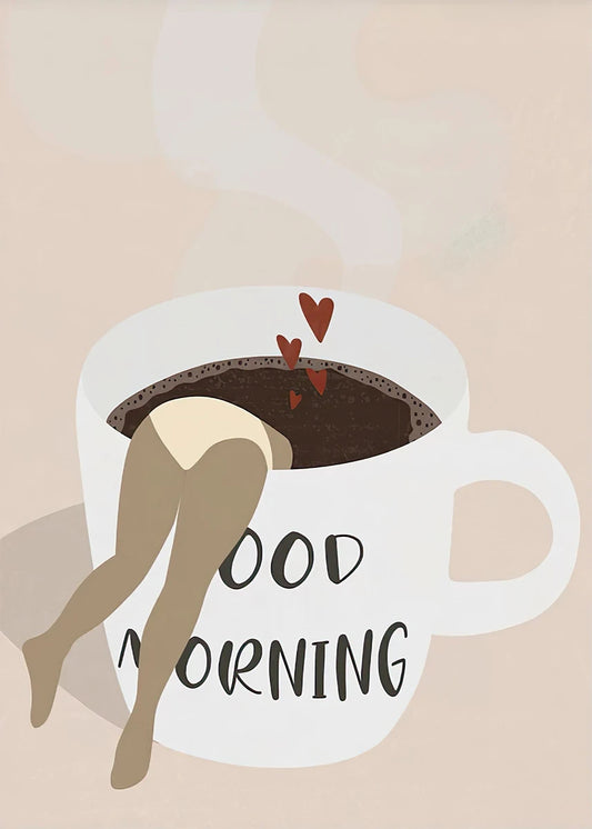 GOOD MORNING Pigmentacy affiche murale decorative poster