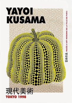 YAYOI KUSAMA Pigmentacy affiche murale decorative poster