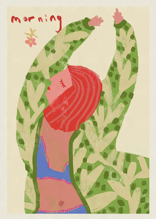 MORNING Pigmentacy affiche murale decorative poster