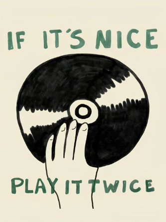 PLAY IT TWICE Pigmentacy affiche murale decorative poster