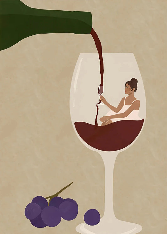 WINE Pigmentacy affiche murale decorative poster