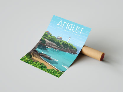 Affiche Anglet | Surf Pays Basque | Pigmentacy