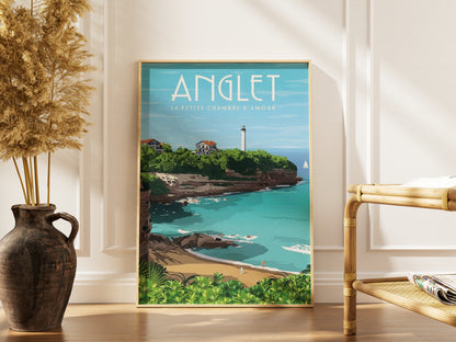 Affiche Anglet | Surf Pays Basque | Pigmentacy