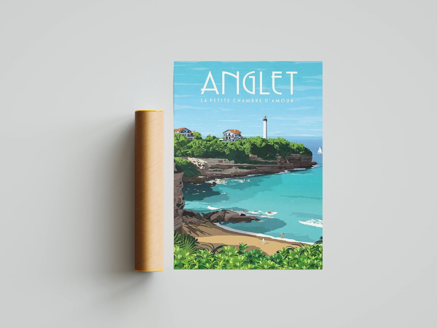 Affiche Anglet | Surf Pays Basque | Pigmentacy
