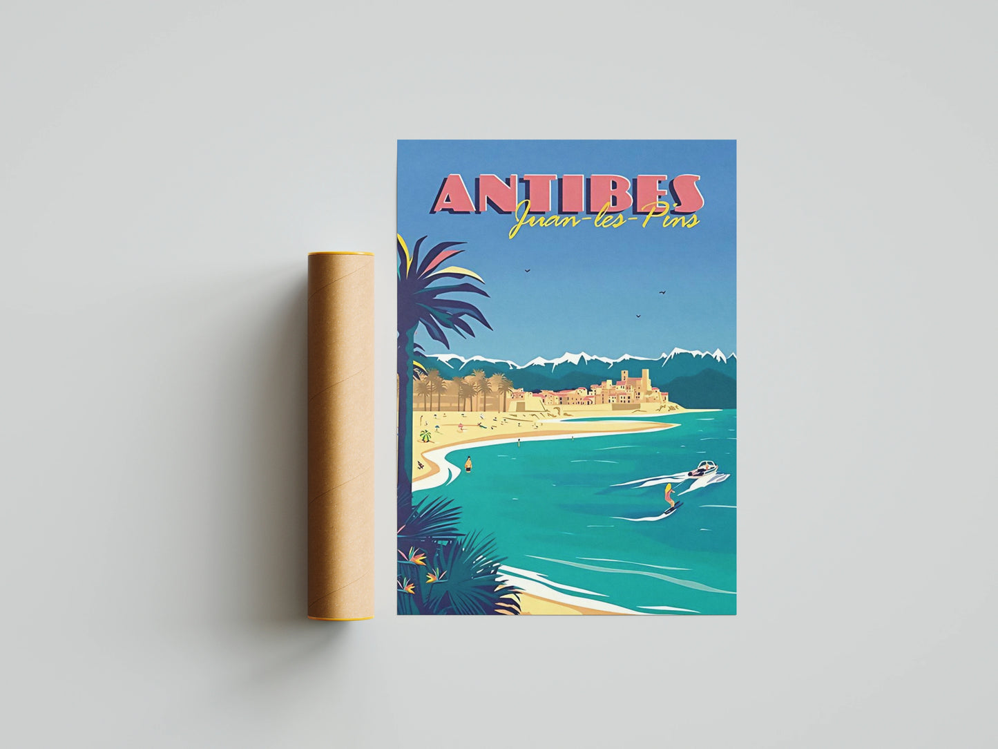 Affiche Antibes | Juan-les-Pins Côte d'Azur | Pigmentacy