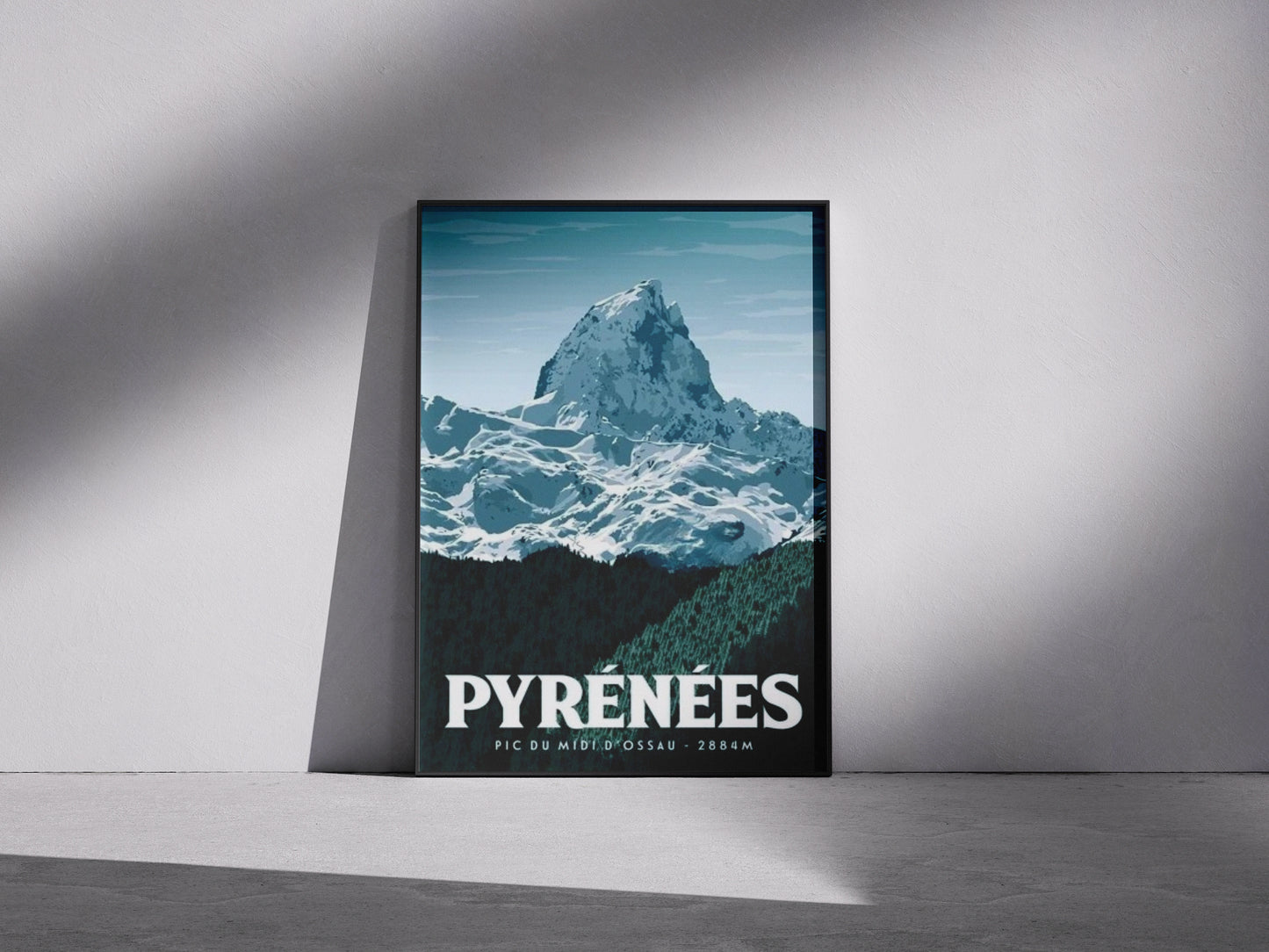 Affiche Pic Midi d'Ossau | Sommet 2884m | Pigmentacy