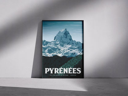 Affiche Pic Midi d'Ossau | Sommet 2884m | Pigmentacy