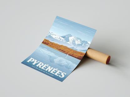 Affiche Pic du Midi de Bigorre | Observatoire des Étoiles | Pigmentacy