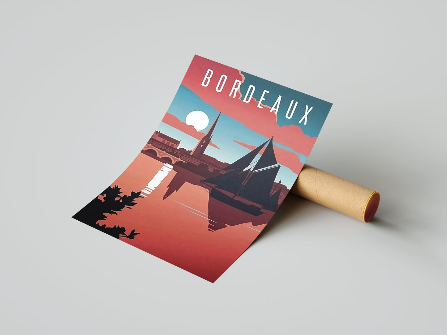 Affiche Bordeaux | Quais Garonne | Pigmentacy