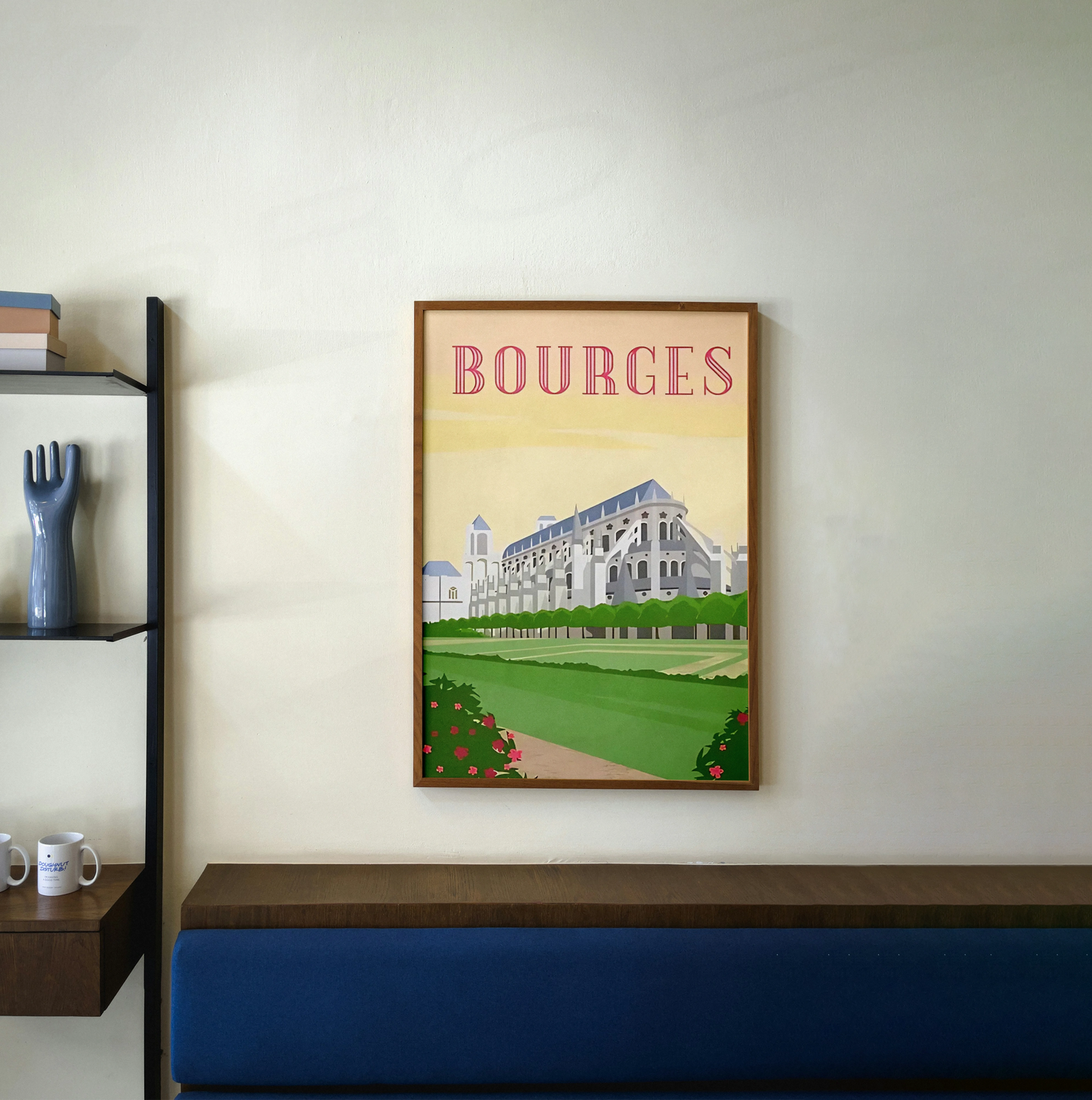 Affiche Bourges | Cathédrale Patrimoine UNESCO | Pigmentacy