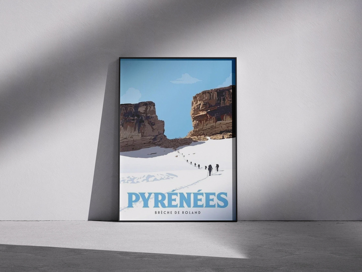Affiche Brèche de Roland | Légende Pyrénéenne | Pigmentacy