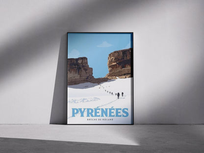 Affiche Brèche de Roland | Légende Pyrénéenne | Pigmentacy
