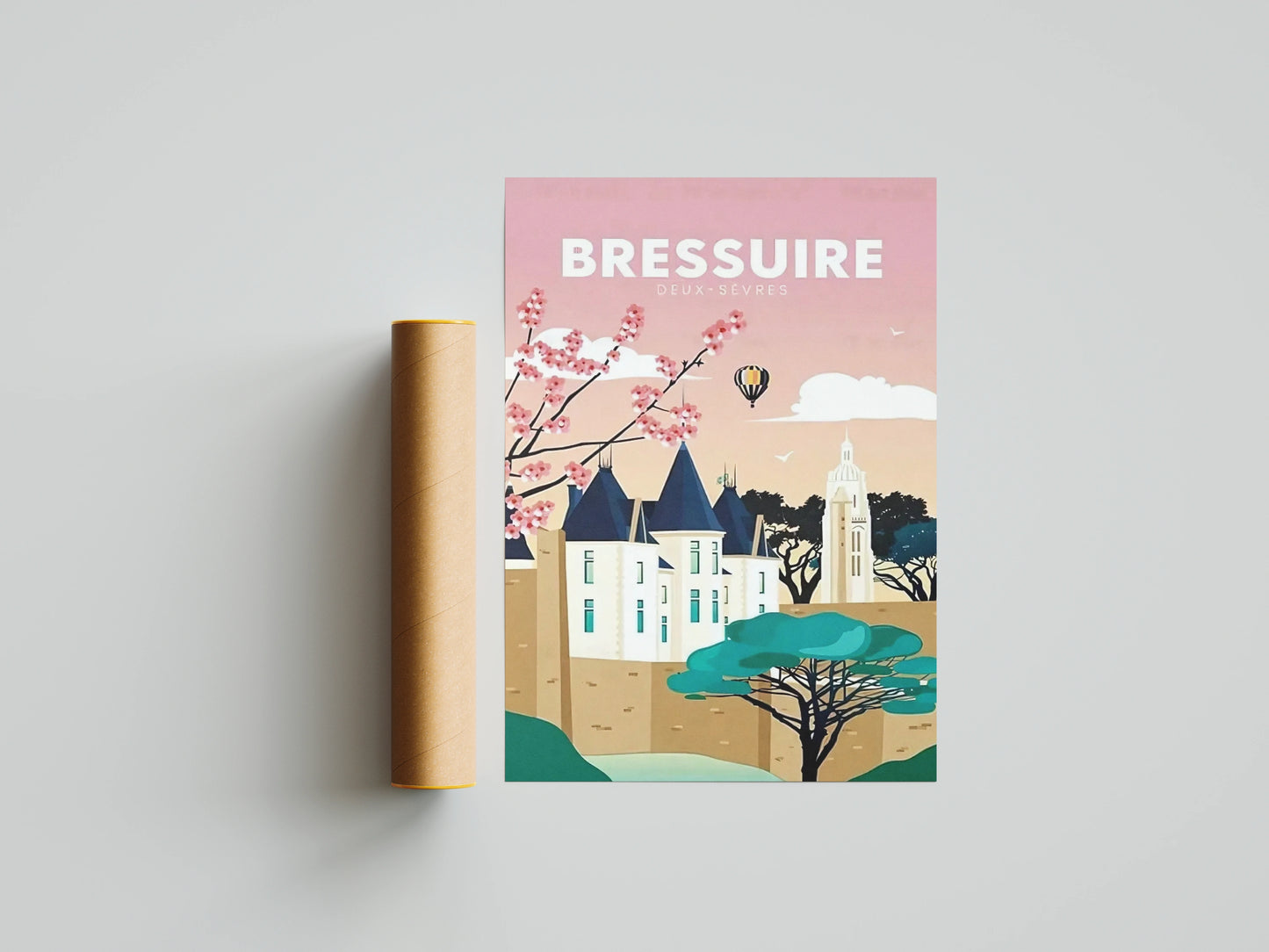Affiche Bressuire | Patrimoine Village Poitevin | Pigmentacy