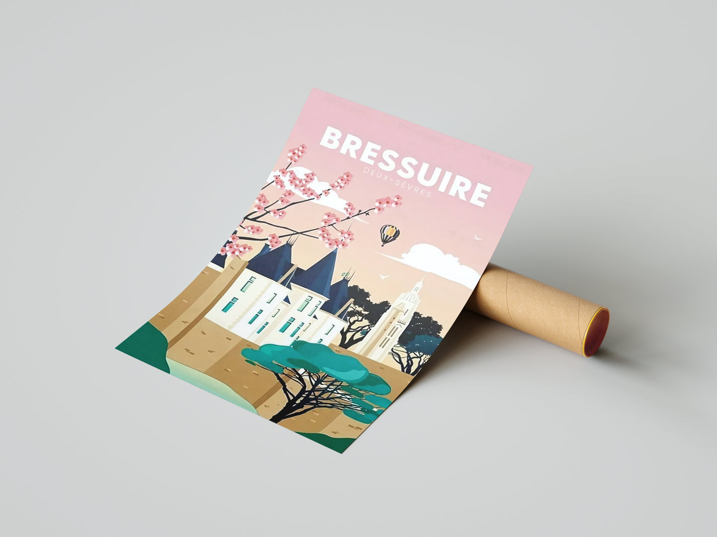Affiche Bressuire | Patrimoine Village Poitevin | Pigmentacy