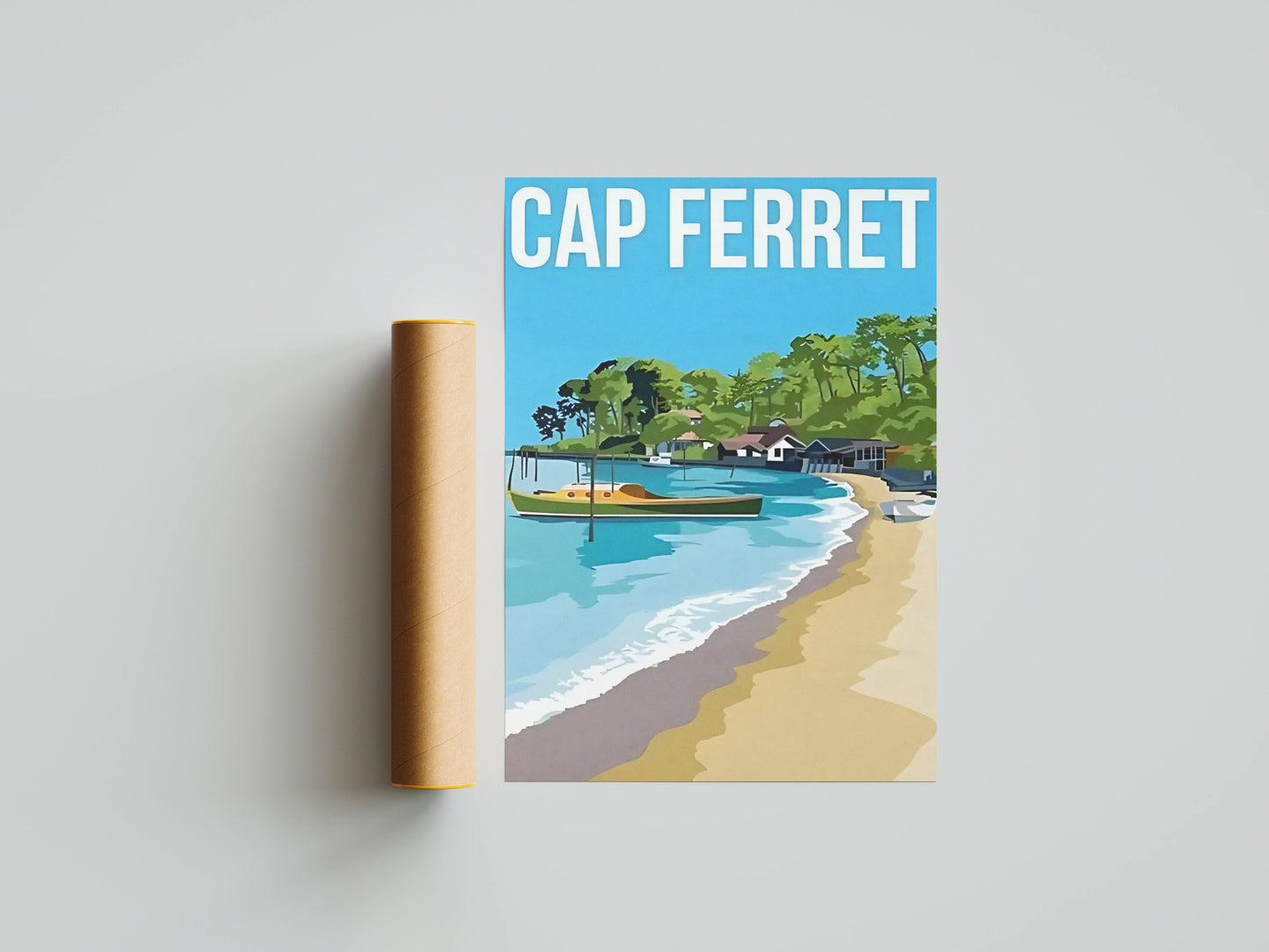 Affiche Cap Ferret | Phare Bassin Arcachon 2 | Pigmentacy