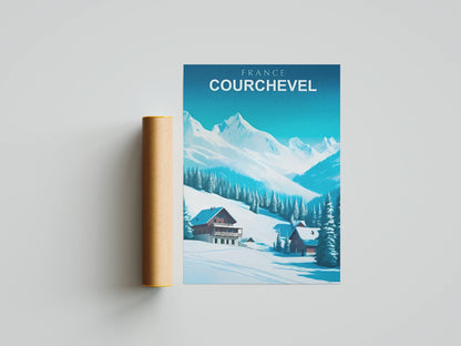 Affiche Courchevel | Luxury Station Prestige | Pigmentacy