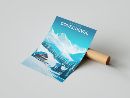 Affiche Courchevel | Luxury Station Prestige | Pigmentacy