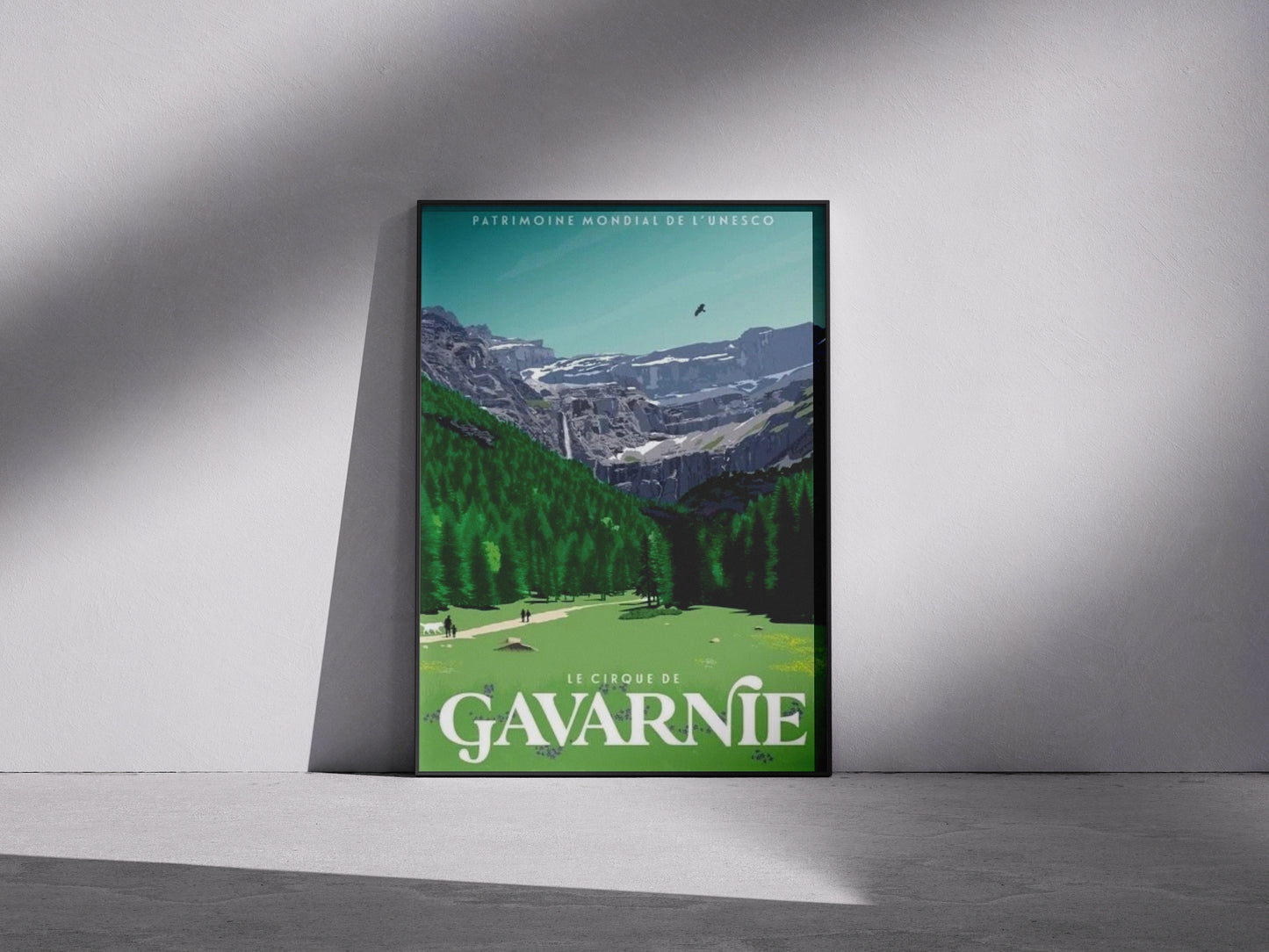 Affiche Gavarnie | Cirque Glaciaire UNESCO | Pigmentacy