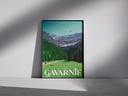 Affiche Gavarnie | Cirque Glaciaire UNESCO | Pigmentacy