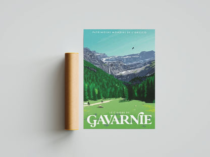 Affiche Gavarnie | Cirque Glaciaire UNESCO | Pigmentacy