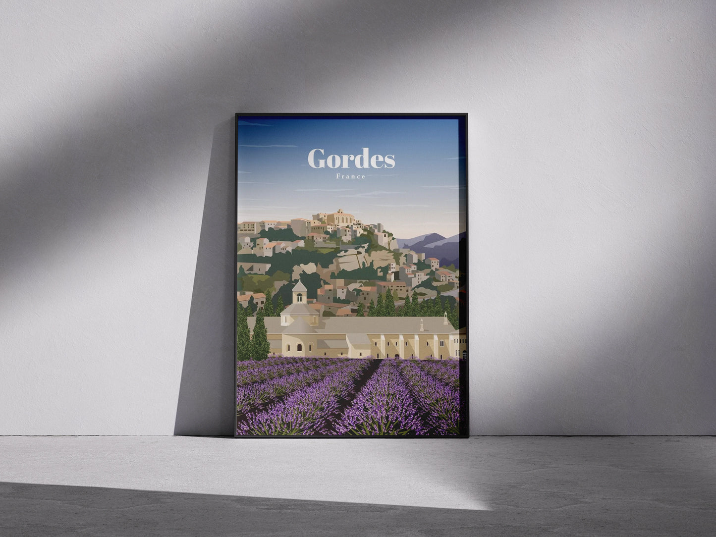 Affiche Provence | Lavande Villages Perchés | Pigmentacy