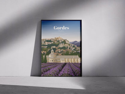 Affiche Provence | Lavande Villages Perchés | Pigmentacy