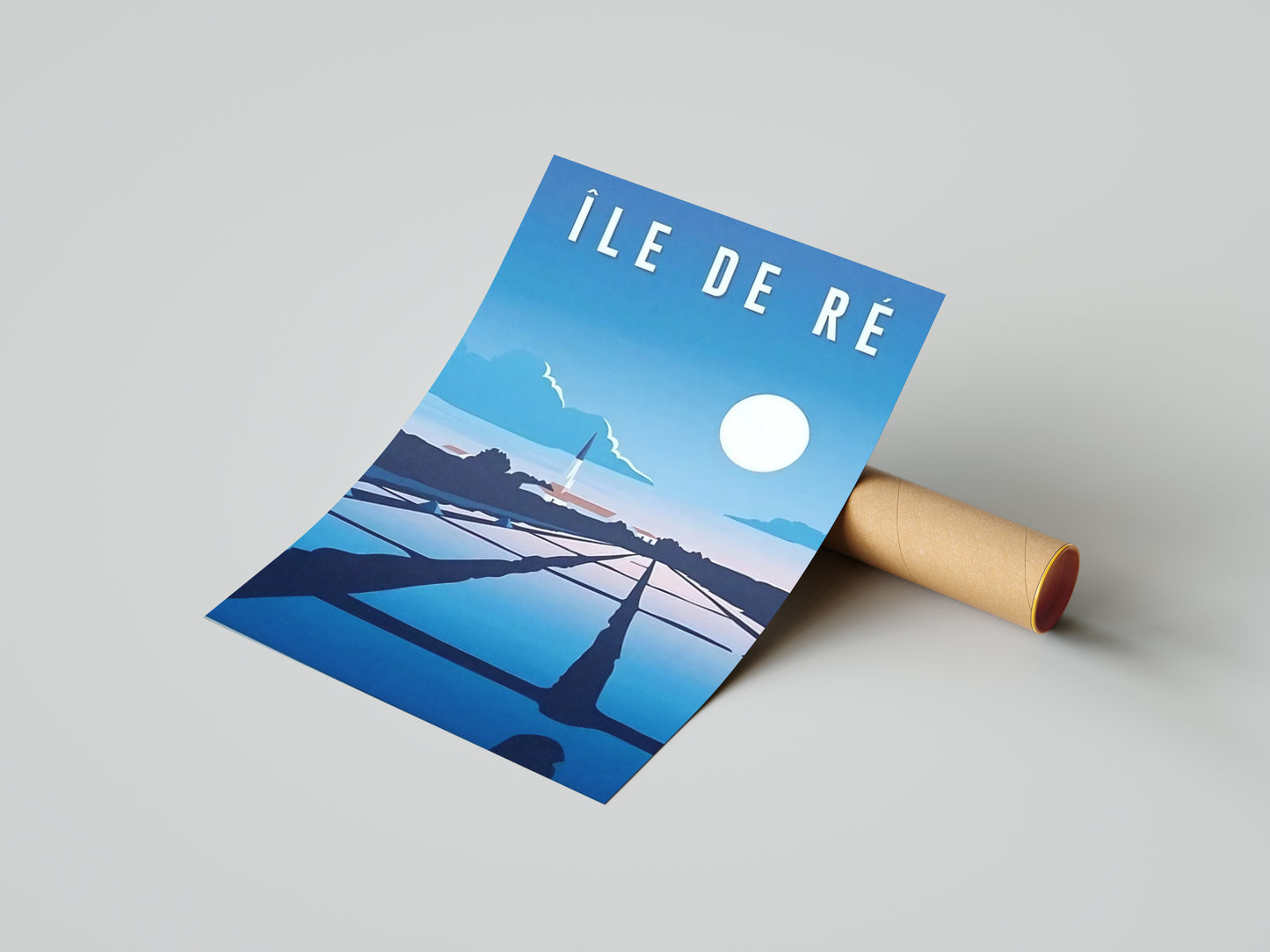 Affiche Île de Ré | Marais Salants Nature | Pigmentacy