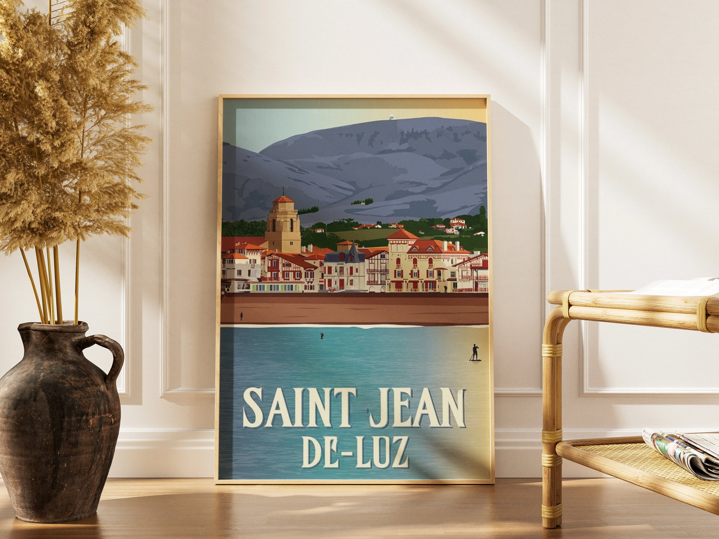 Affiche Saint-Jean-de-Luz | Village Basque | Pigmentacy