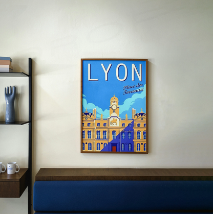 Affiche Lyon | Bouchons Tradition Culinaire | Pigmentacy