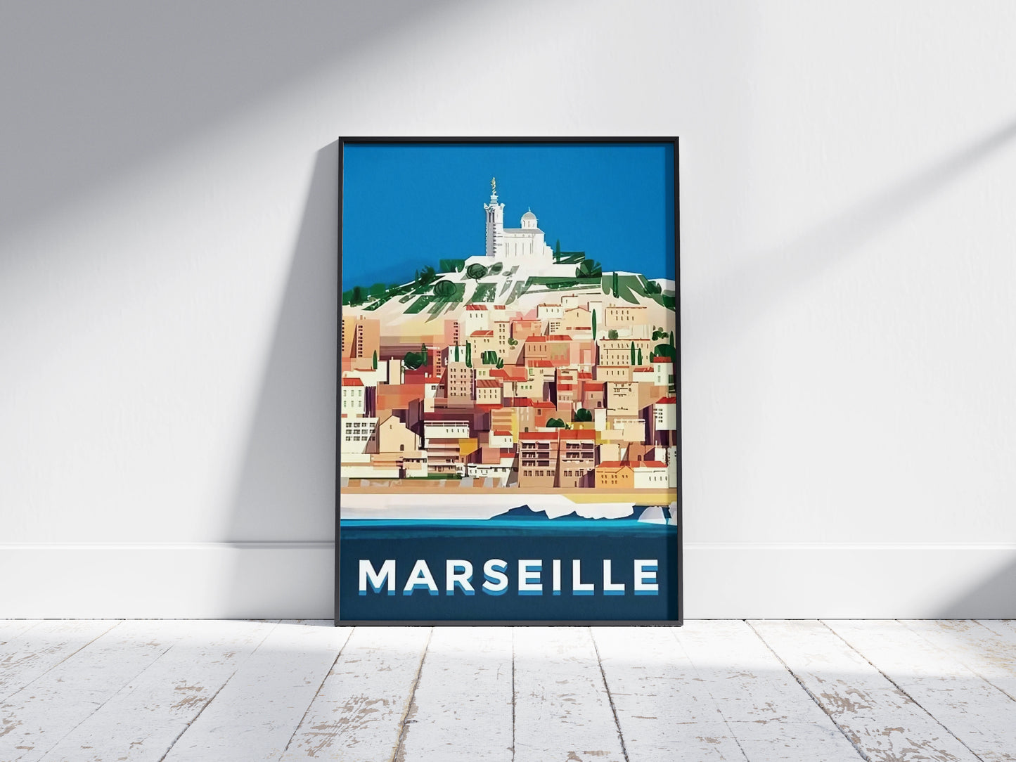 Affiche Marseille | Vieux-Port Cité Phocéenne | Pigmentacy