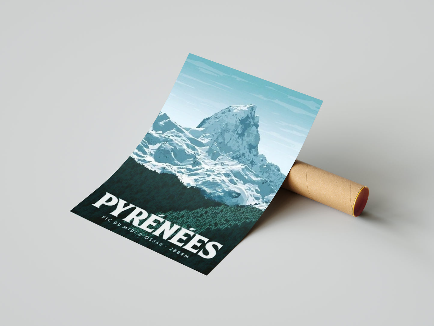 Affiche Pic Midi d'Ossau | Sommet 2884m | Pigmentacy