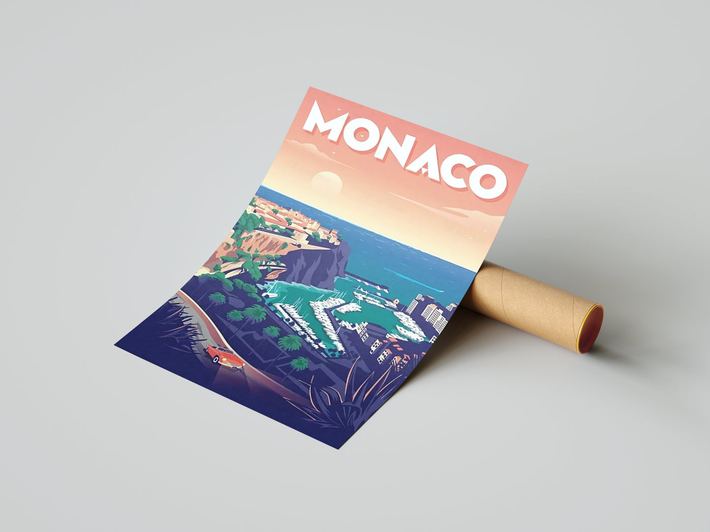Affiche Monaco | Monte-Carlo Casino Luxe | Pigmentacy