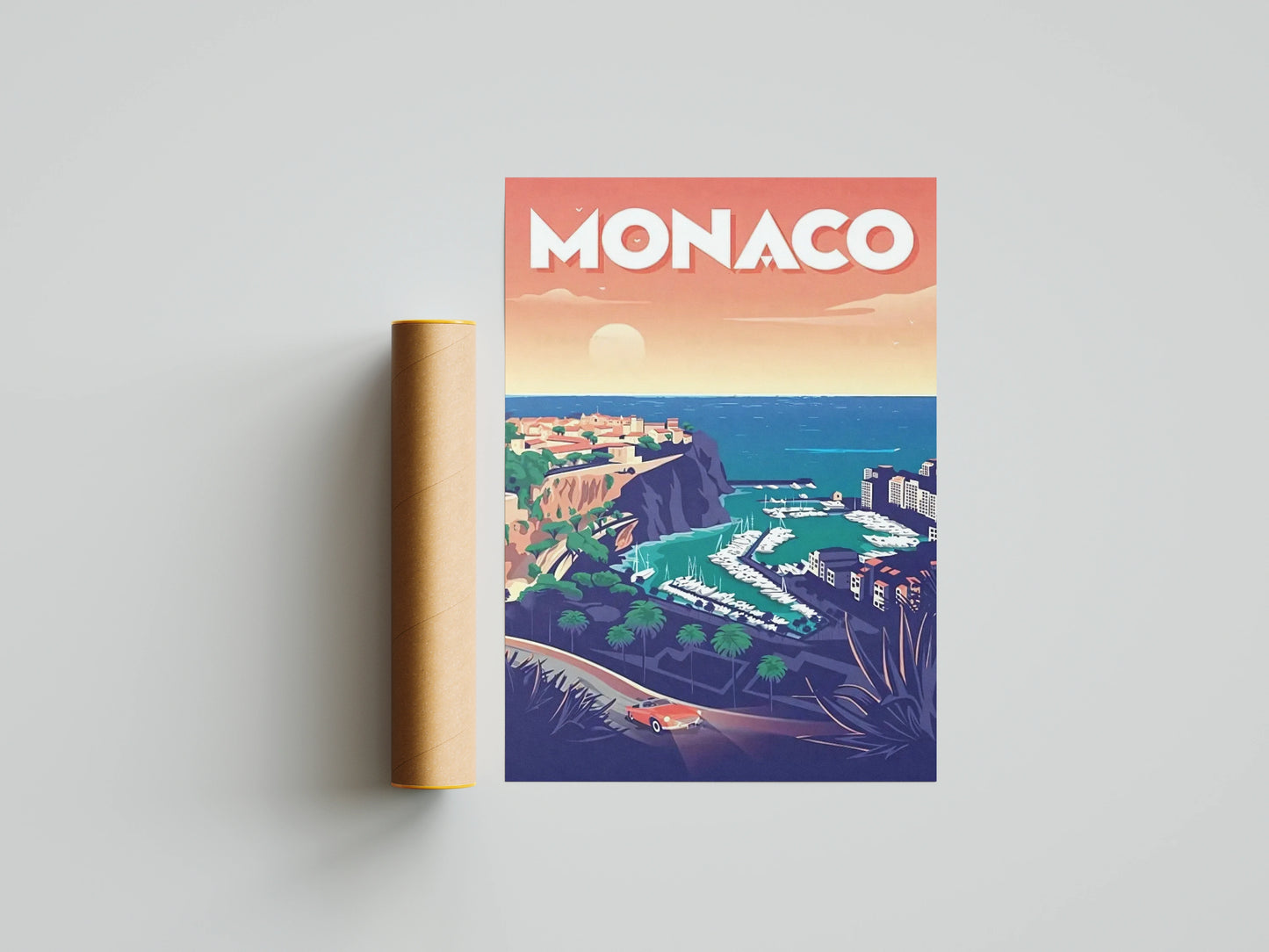 Affiche Monaco | Monte-Carlo Casino Luxe | Pigmentacy