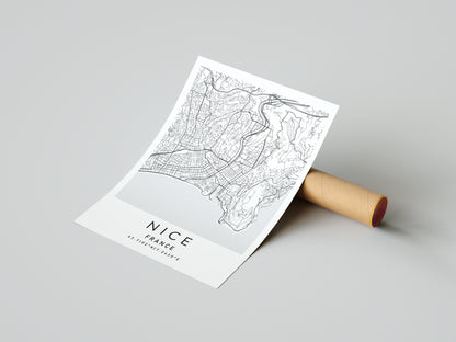 Affiche Nice | Côte d'Azur Évasion Méditerranée | Pigmentacy