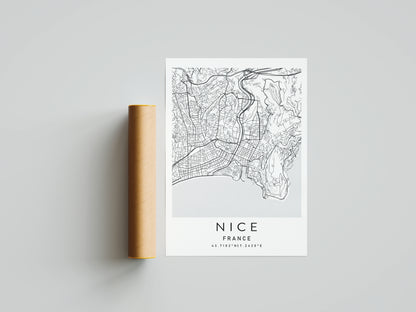 Affiche Nice | Côte d'Azur Évasion Méditerranée | Pigmentacy