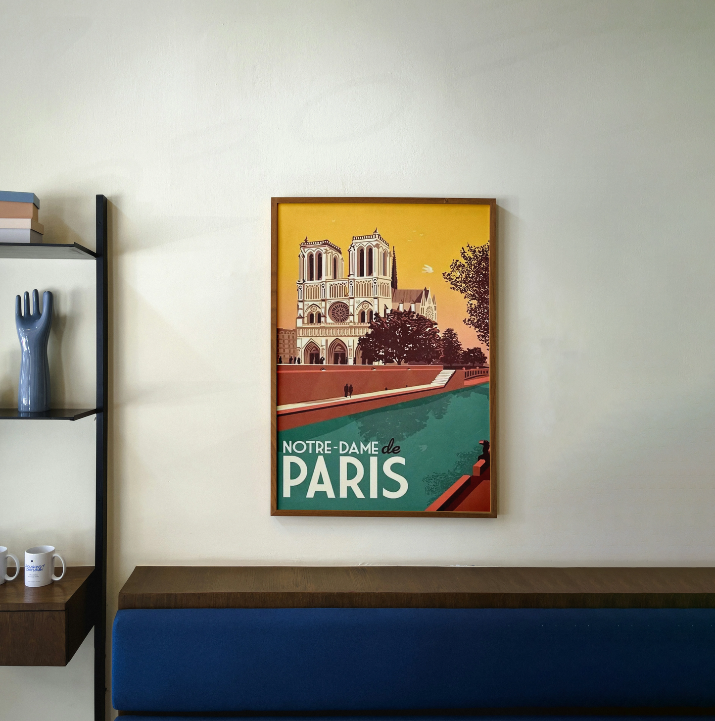 Affiche Paris | Notre-Dame Patrimoine Gothique | Pigmentacy