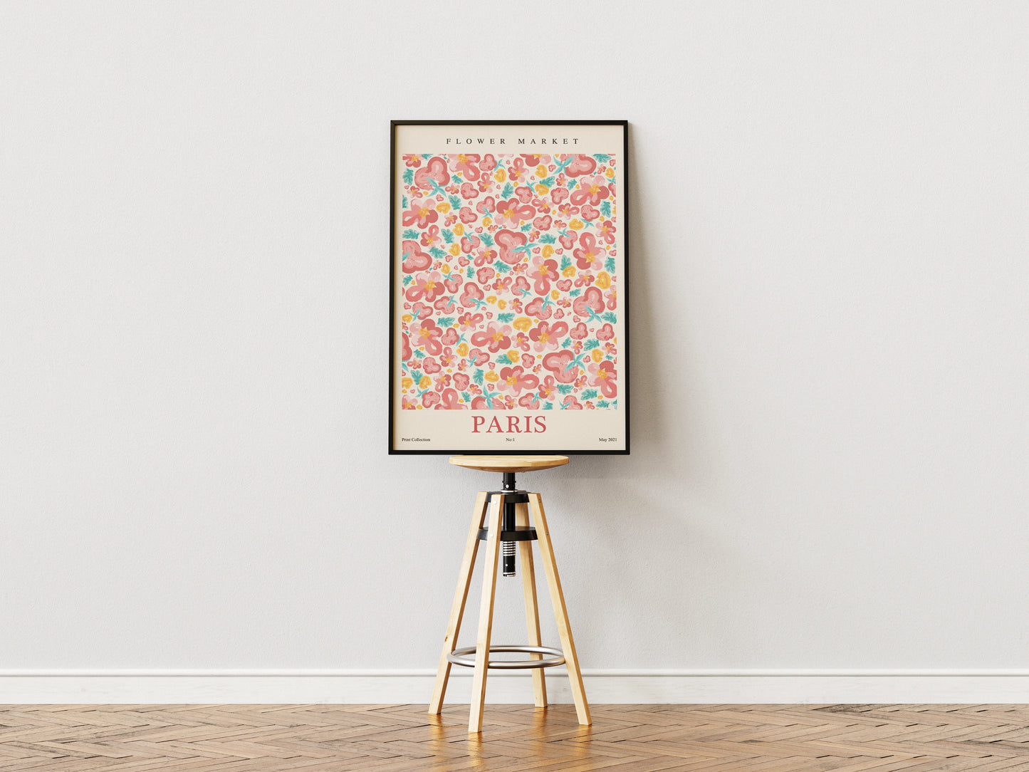 Affiche Paris | Fleurs Romance Colorée | Pigmentacy