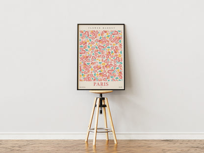 Affiche Paris | Fleurs Romance Colorée | Pigmentacy