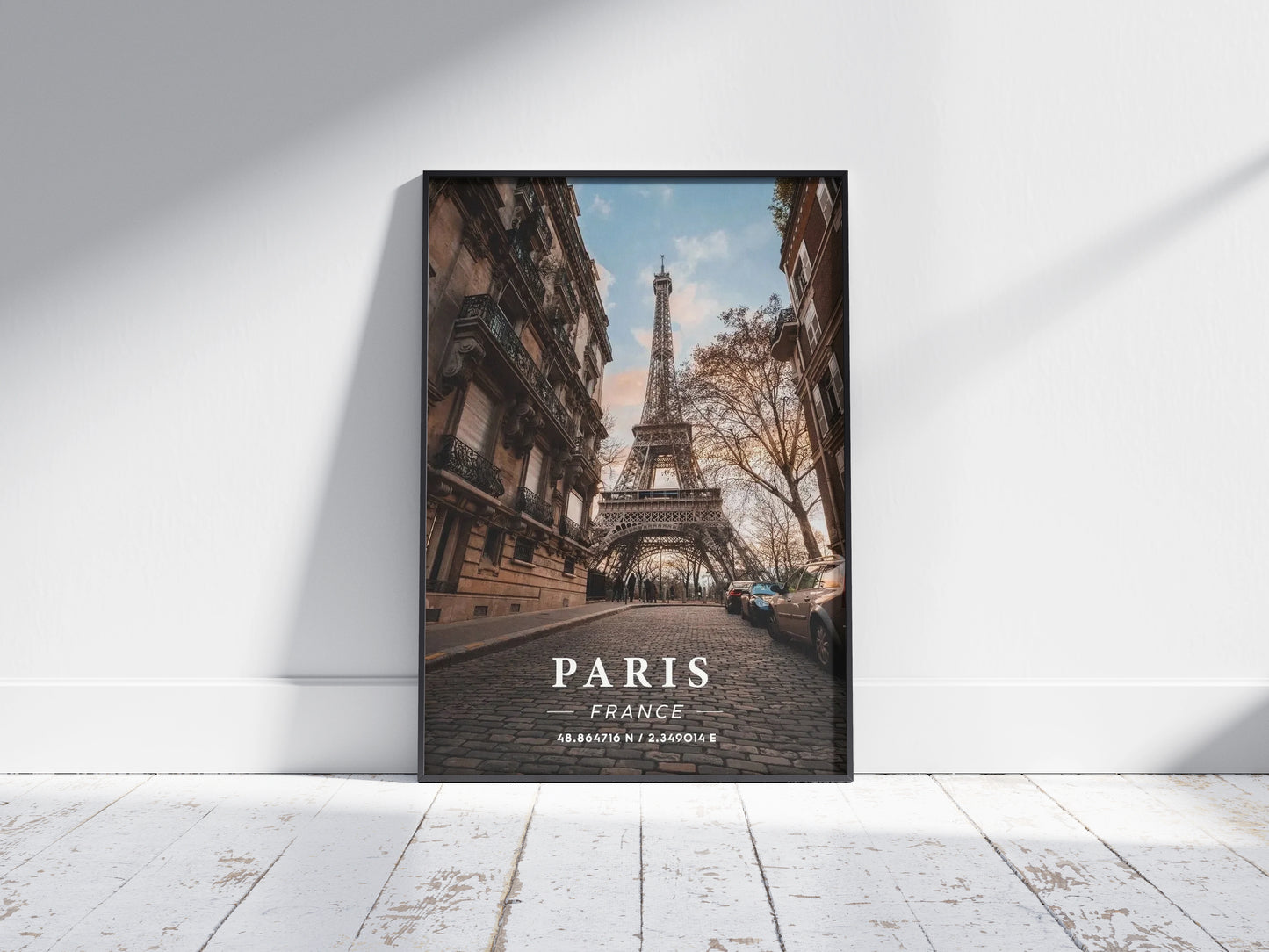 Affiche Paris | Tour Eiffel Style Haussmann | Pigmentacy