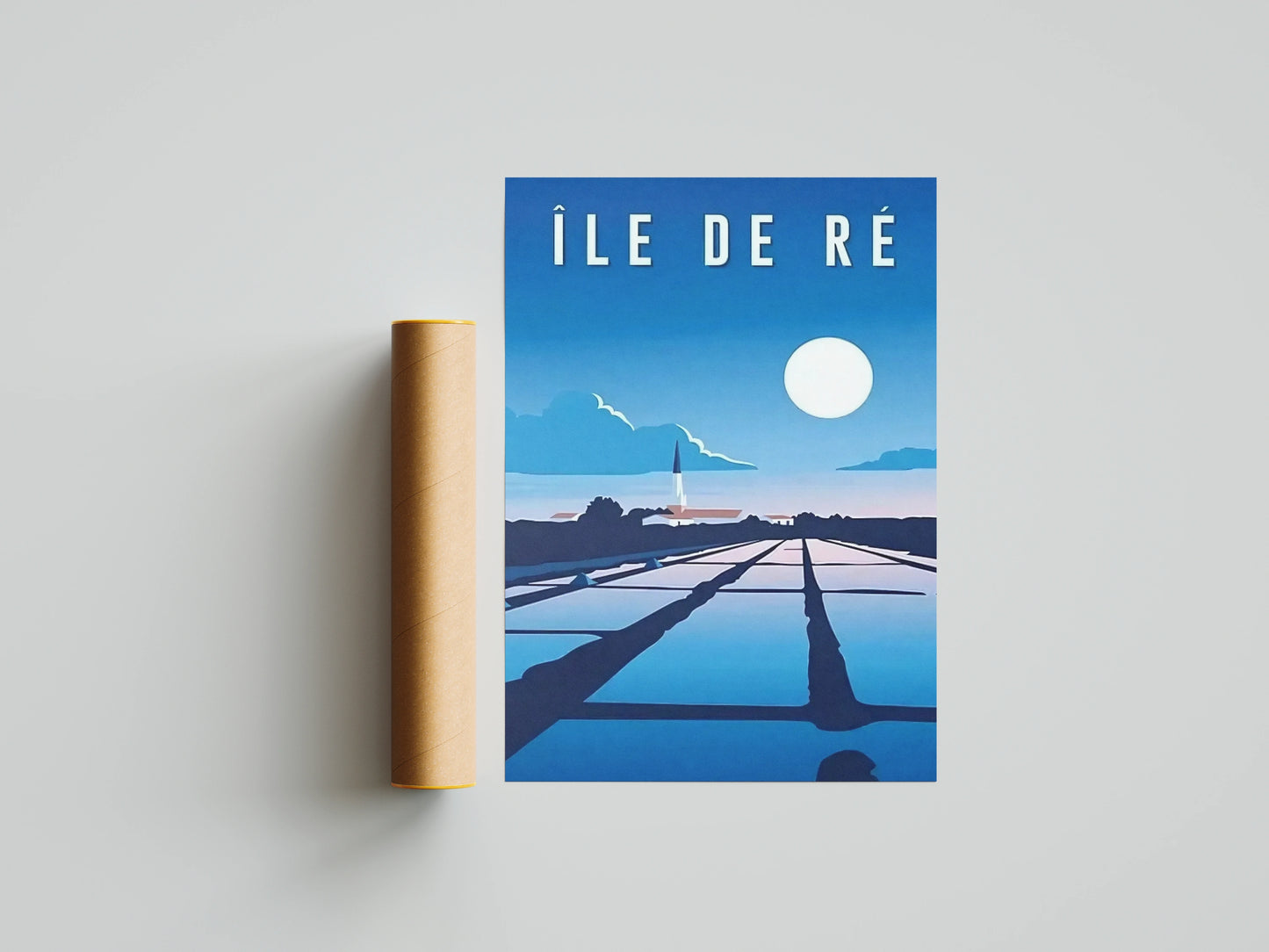 Affiche Île de Ré | Marais Salants Nature | Pigmentacy