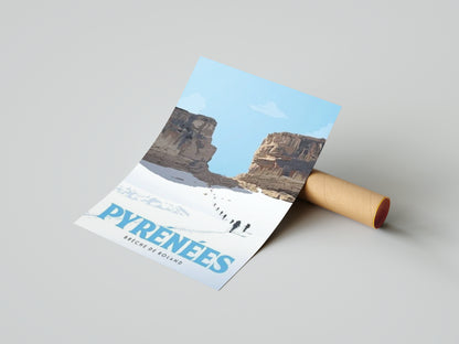 Affiche Brèche de Roland | Légende Pyrénéenne | Pigmentacy
