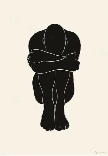 sadness pigmentacy affiches posters illustrations
