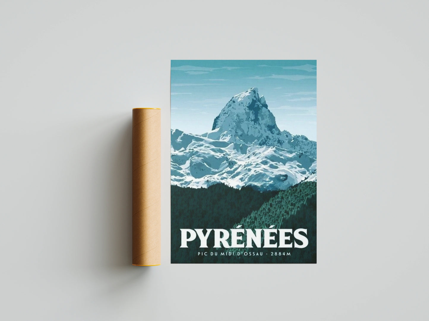 Affiche Pic Midi d'Ossau | Sommet 2884m | Pigmentacy
